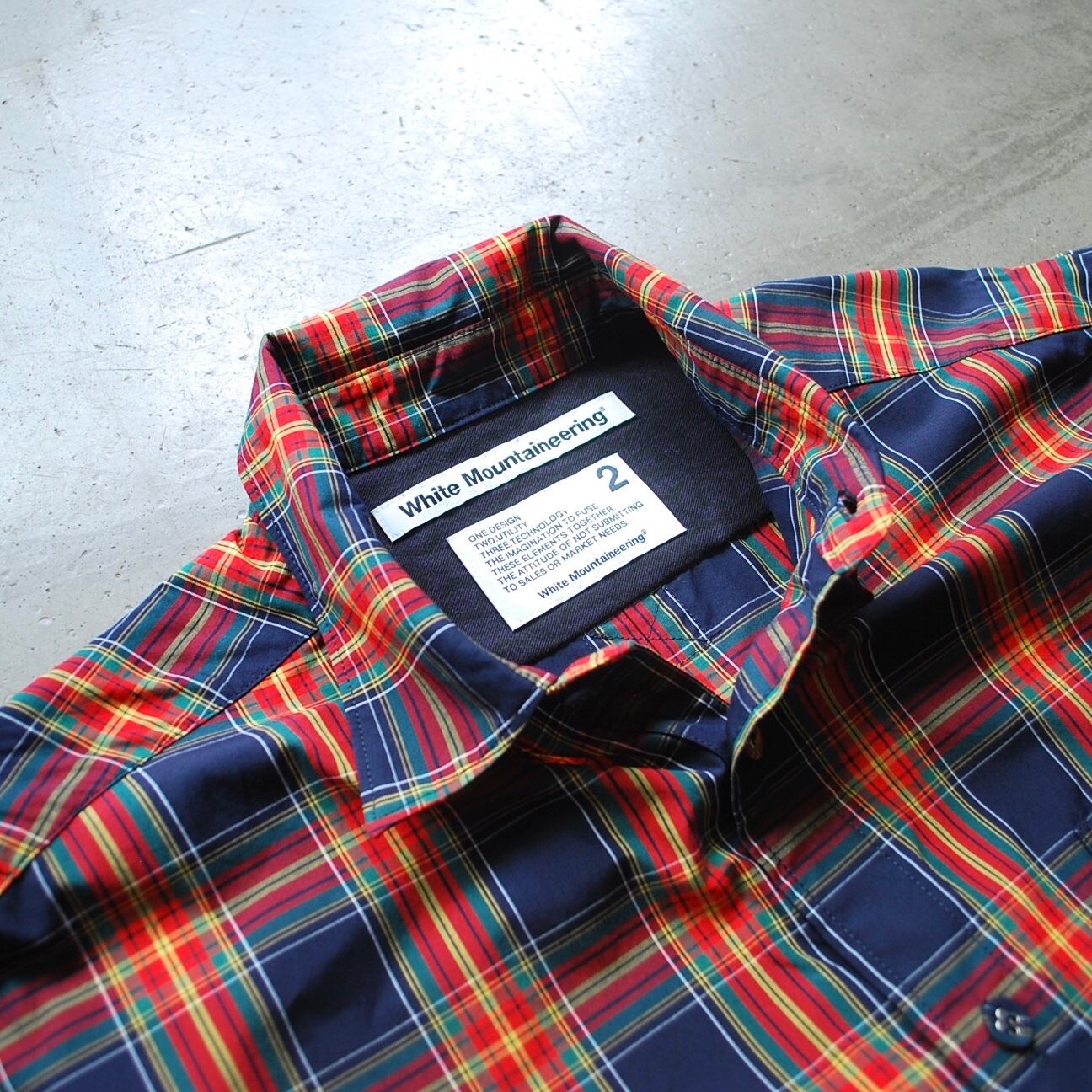 100 の保証 Multi Mountaineering 値下げ White Tartan 半袖シャツ Shirt Sleeves Half Big Check 半袖 Raffles Mn