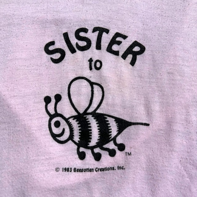 【KIDS】vintage sister to bee T-shirt size:2y-4y ※小さめです