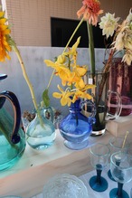 青緑のまるピッチャー