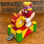 M&M's クリスマス・トレイン・トッパー サーカストレイン 列車 機関車 レッド ミールトイ エムアンドエムズ MU-297