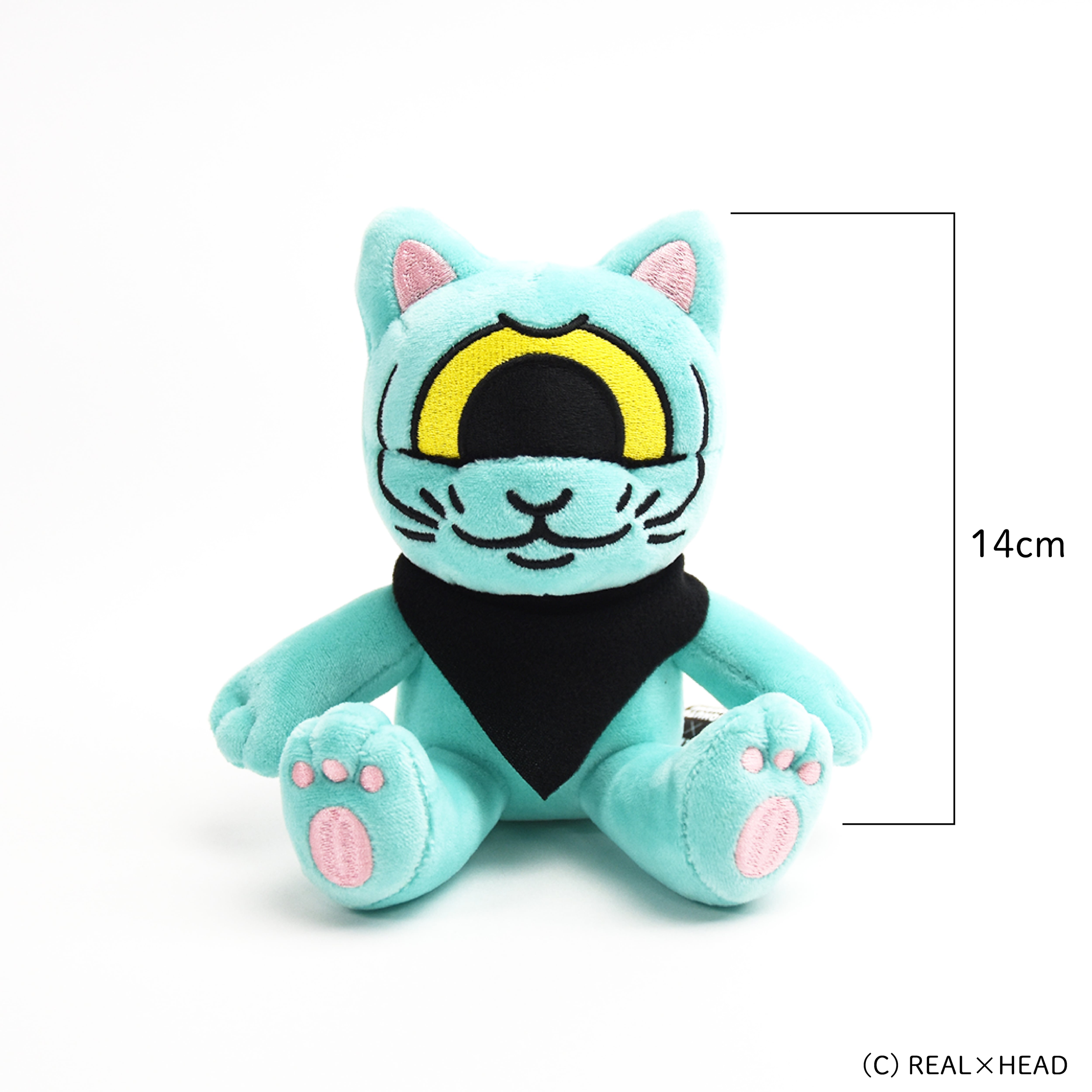 NEW】REAL×HEAD フォーチュンキッド ぬいぐるみ TURQUOISE | BOKUTO SHISHU