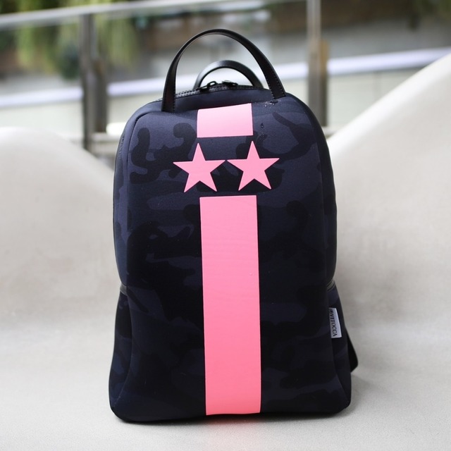 NEON Color pink backpack