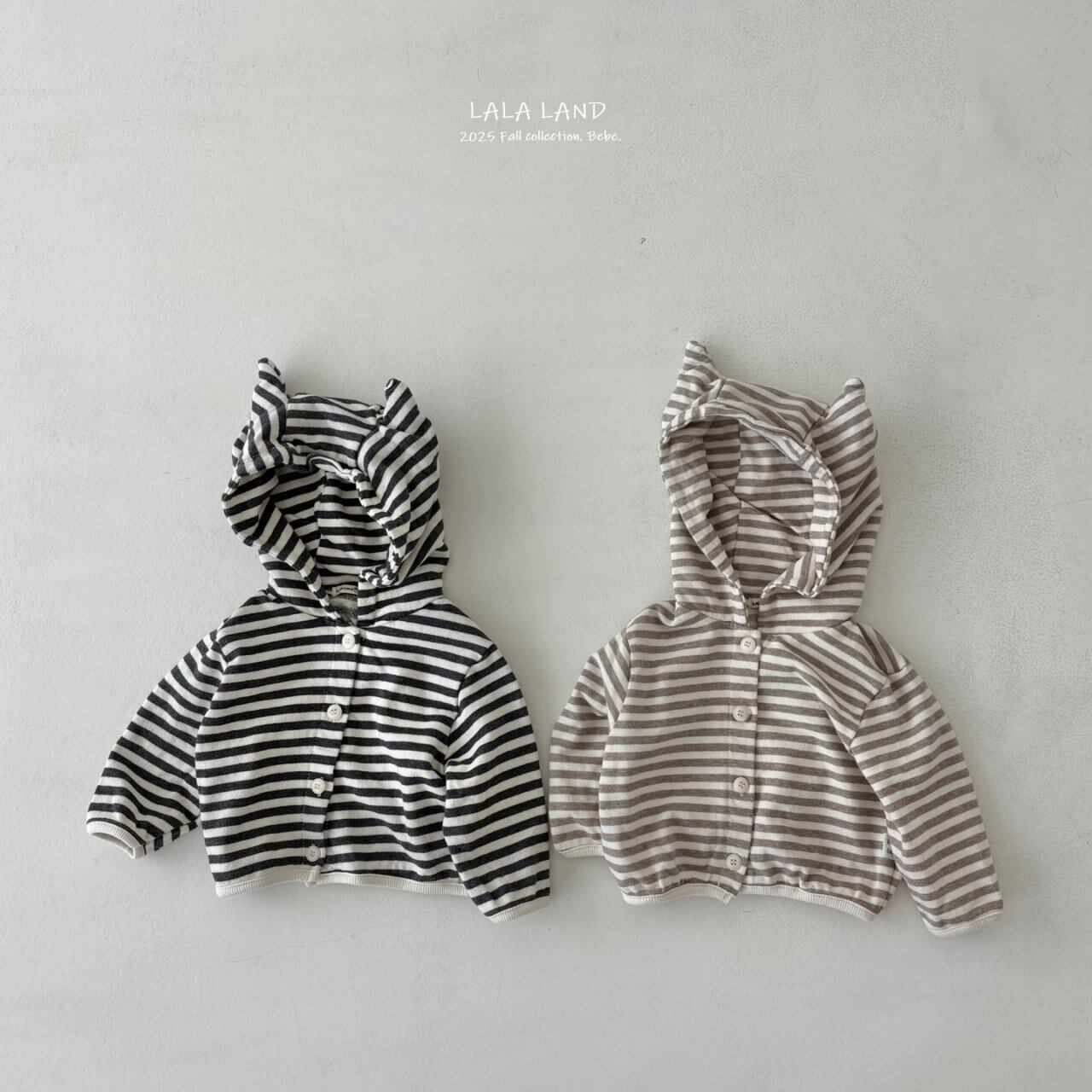 【予約】b. cat hooded cardigan