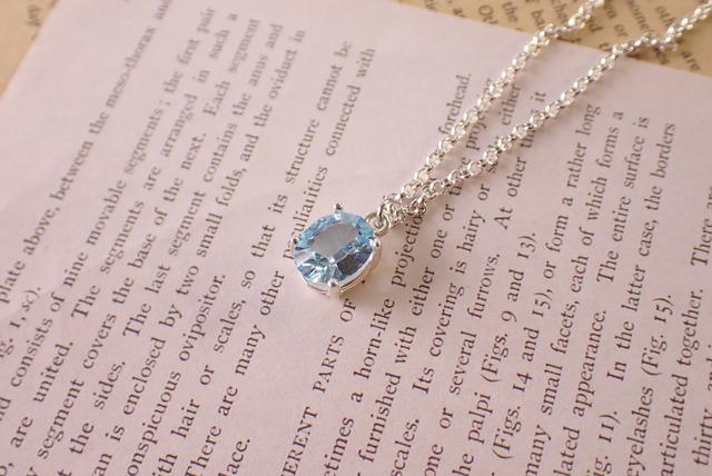 ブルートパーズネックレス　2.11ct [D12‐114]