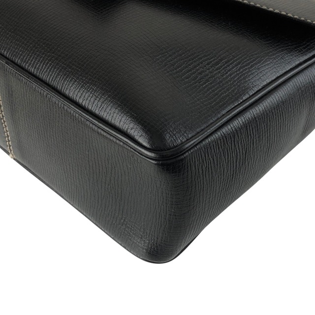 CELINE セリーヌ ショルダーバッグ ブラック サークルロゴ レザー vintage ヴィンテージ オールド e3r52b