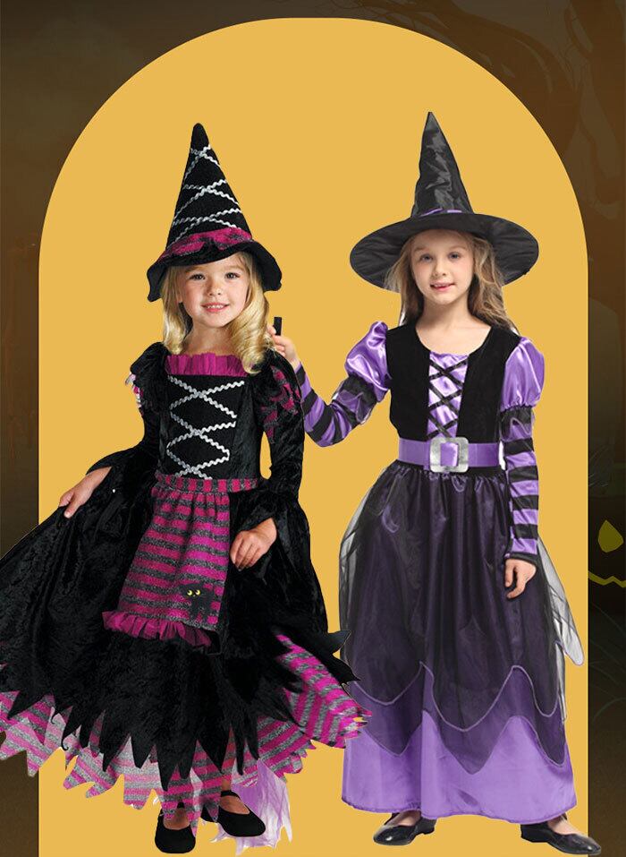 ハロウィン 衣装 子供 魔女 悪魔 ウィッチ コスチューム 着ぐるみ