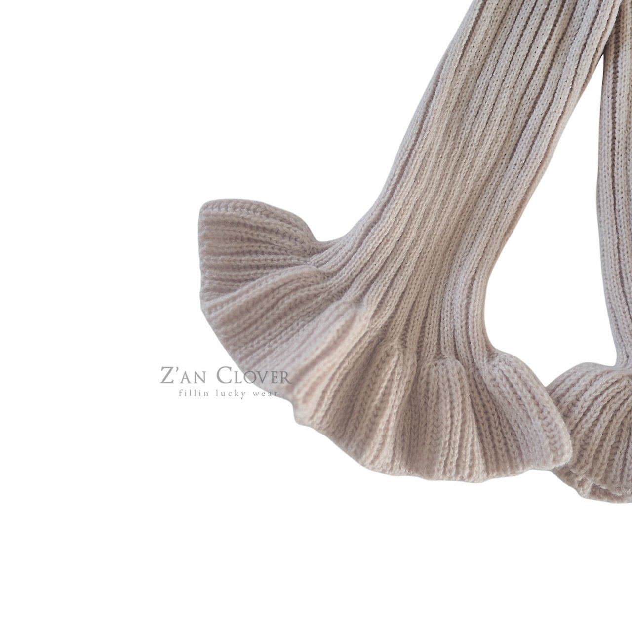 ZAN CLOVER［取寄］frill knit leg warmer 26winter