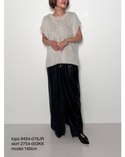 【CHIGNON】2754-003KK フェイクレザーベイカースカート