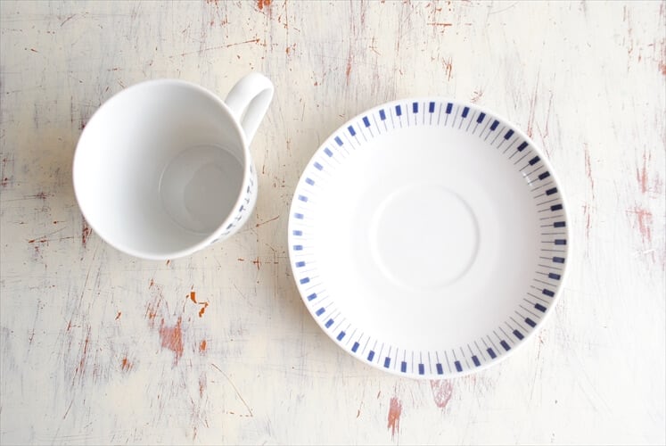 デンマーク製 Lyngby Porcelain Tangent カップ＆ソーサー リュン