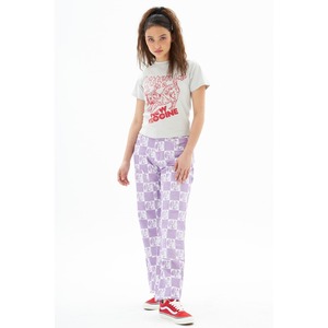 [WHYNOTUS] cat ying yang double knee pants - purple  正規品 韓国ブランド 韓国代行 韓国ファッション 韓国通販 パンツ