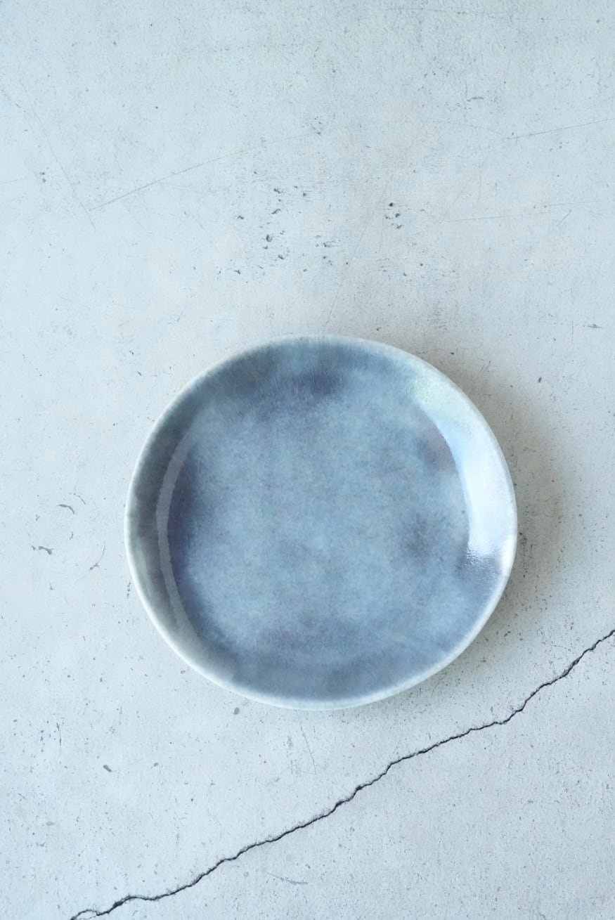 【palette pottery】プレート 直径約16㎝ |ケーキ、パン、副菜など (2607-21)