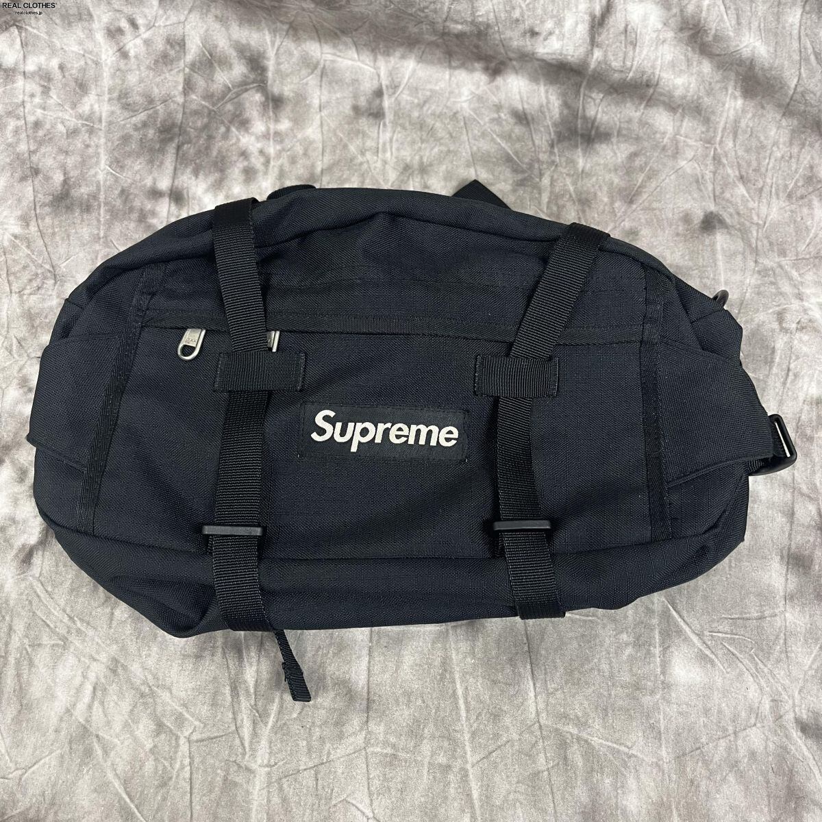 送料込SUPREME Waist Bag 19aw シュプリームウエストバッグ黒