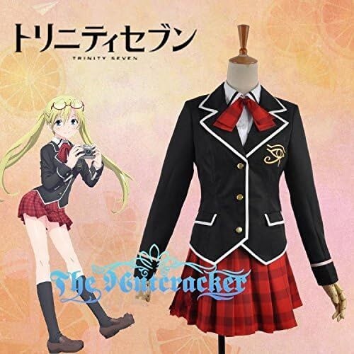 K4261 トリニティセブン 7人の魔書使い 山奈 ミラ 風 コスプレ衣装 cosplay コスチューム ハロウィン イベント