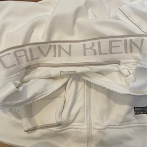 【Calvin Klein】ジップアップ フルジップ スウェット ジャケット XL オーバーサイズ カルバンクライン us古着 アメリカ古着