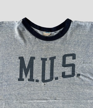 -Champion- Vintage 70s XL Ringer T-shirt made in USA