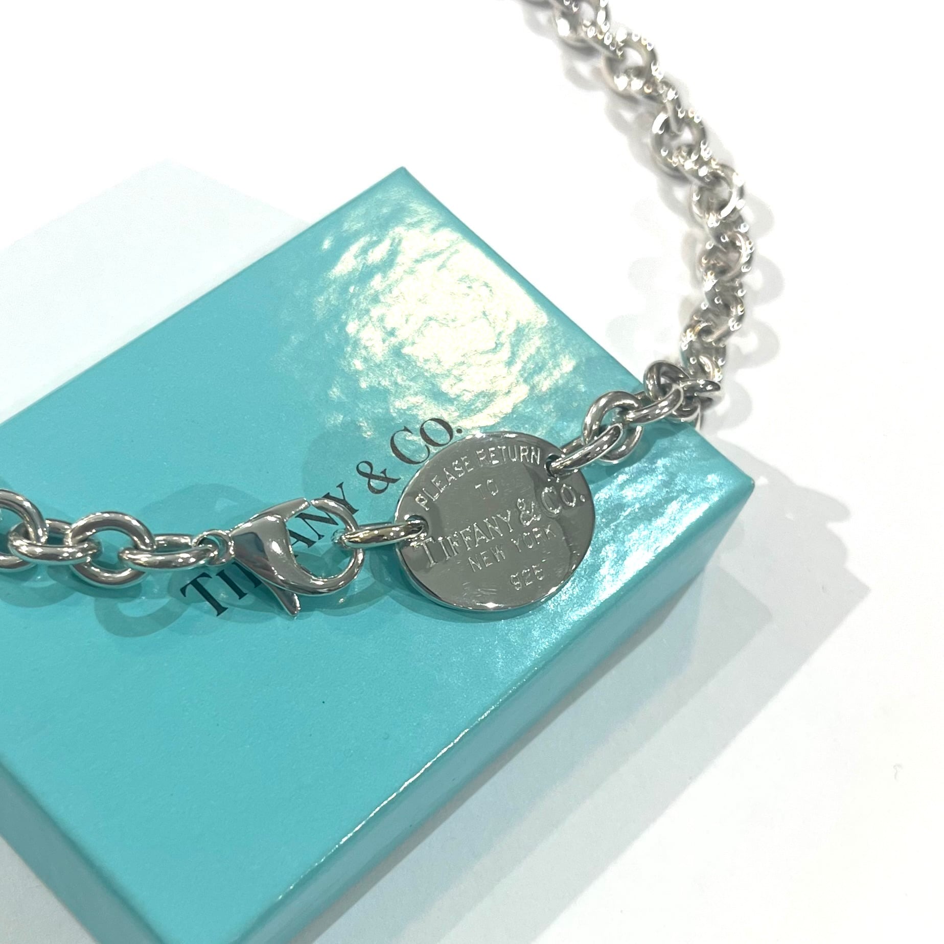 再入荷【TIFFANY&CO.】2448 2way TIFFANY ブレス.ネックレス リターン