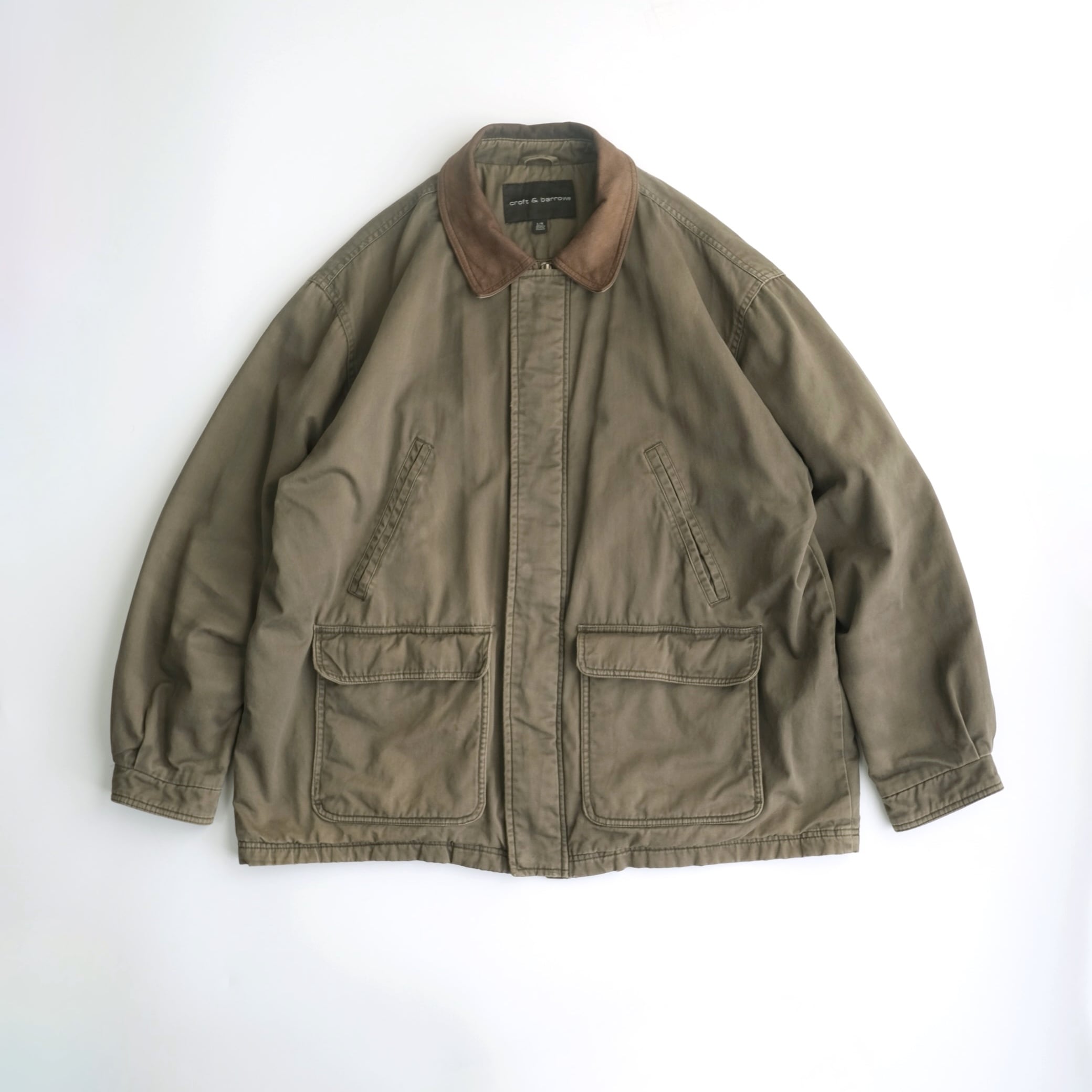 Claiborne】Zip Up Jacket Black XL | RE:FOUND