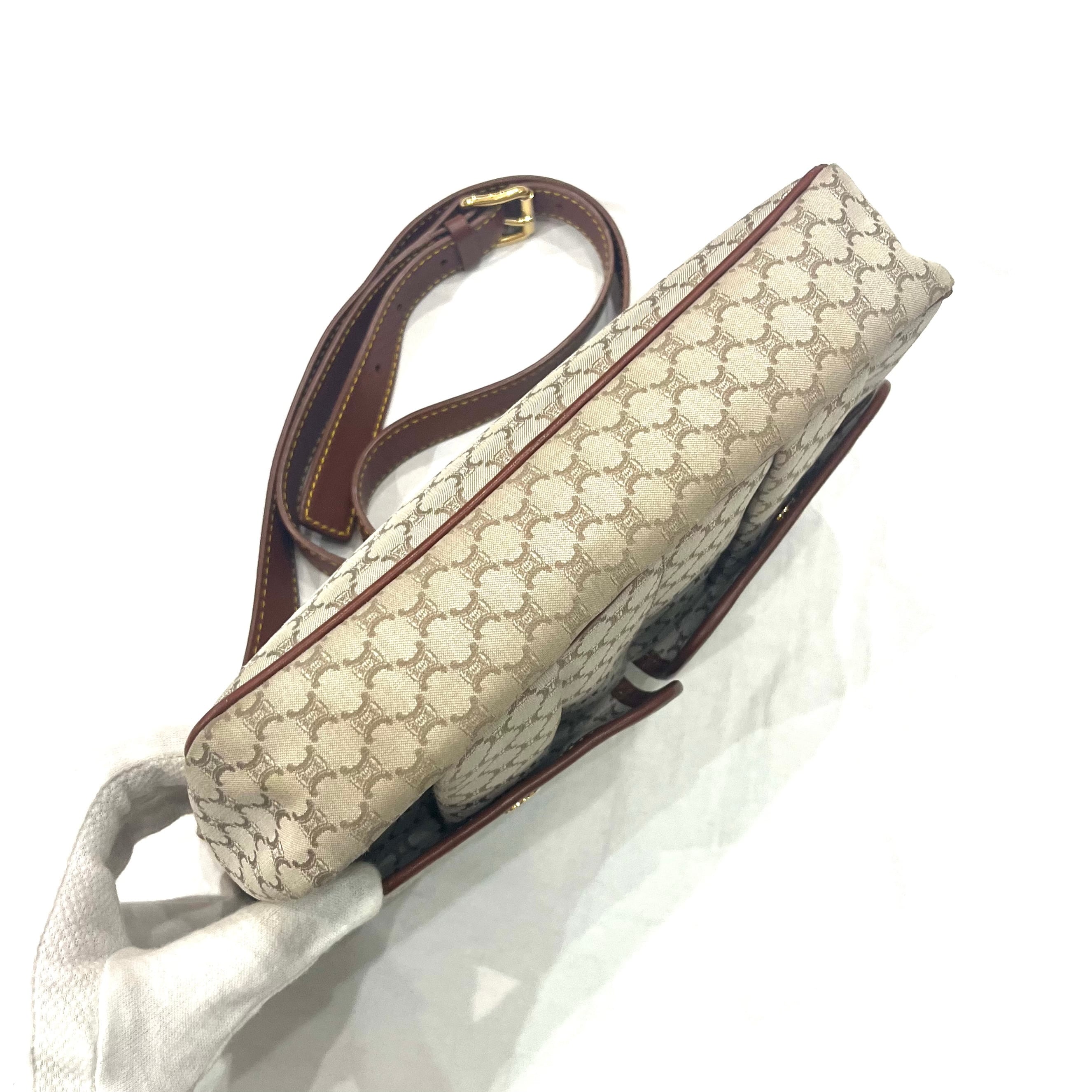 CELINE セリーヌ マカダム柄 ヴィンテージ バッグ 鞄 レディース メンズ SALE【CELINE】2178 セリーヌ BAG ダブルフラップマカダム柄