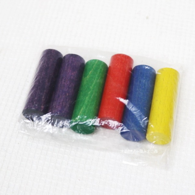 【入荷】ニック　大工さん用替えペグセット　6色アソート　