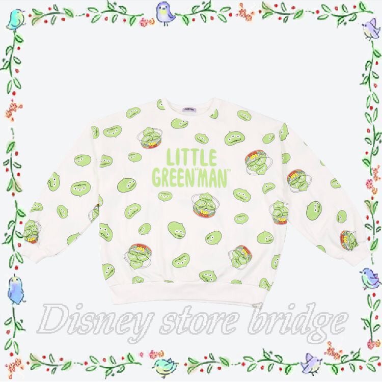 PUNYUS コラボ トレーナー 3L リトルグリーンマン 東京 ディズニー リゾート 限定 2020年 プニュズ ぷにゅず アパレル 長袖 カットソー ユニセックス