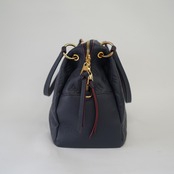 LOUIS VUITTON ルイヴィトン モノグラム アンプラント ポンテュ PM 2WAYハンドバッグ M43721 ネイビー