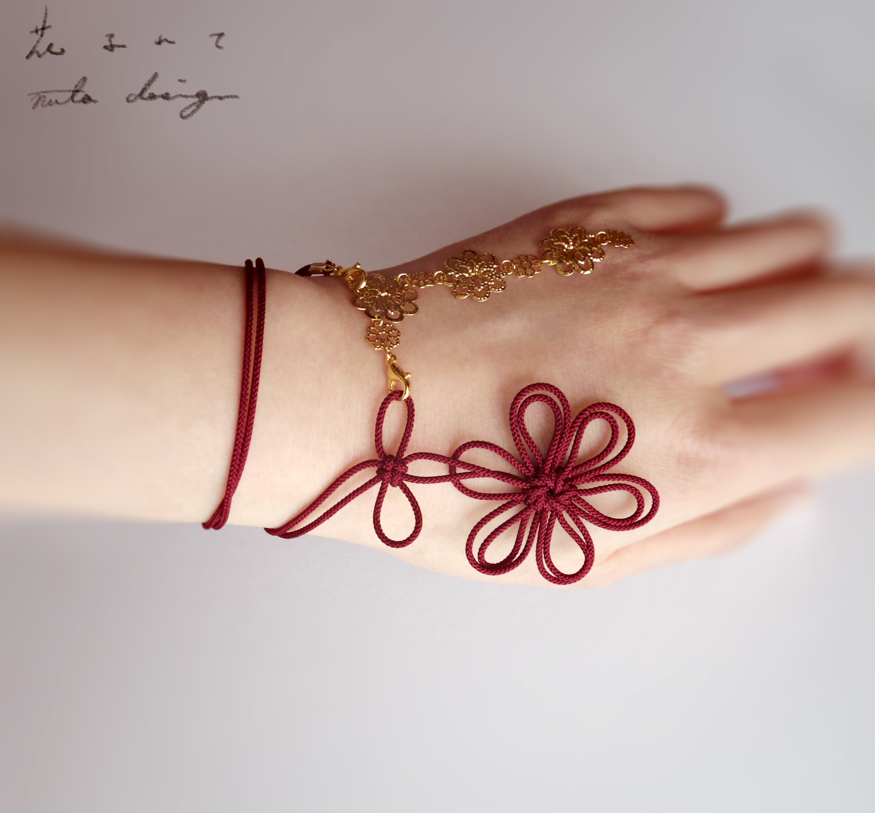 エレガントな花モチーフブレスレット エレガント フラワーモチーフ ステンレス 金色ブレスレット - メルカリ