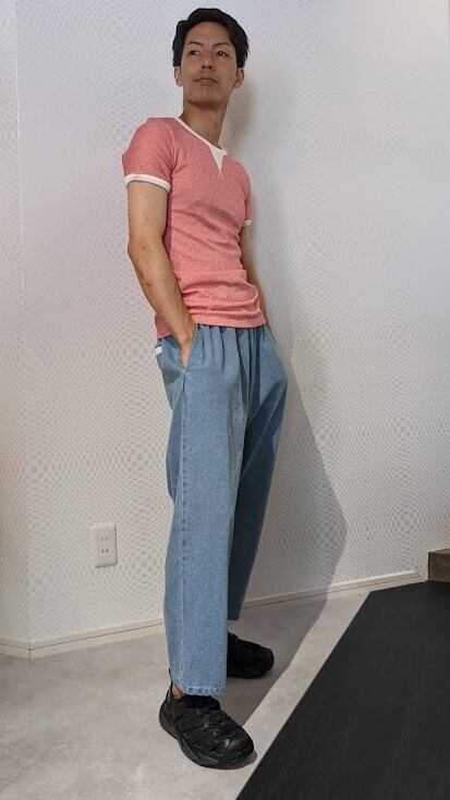 SUNDAY PANTS-DENIM_21 L-BLUE [ST#SP10215214-1] | 風と地の吾