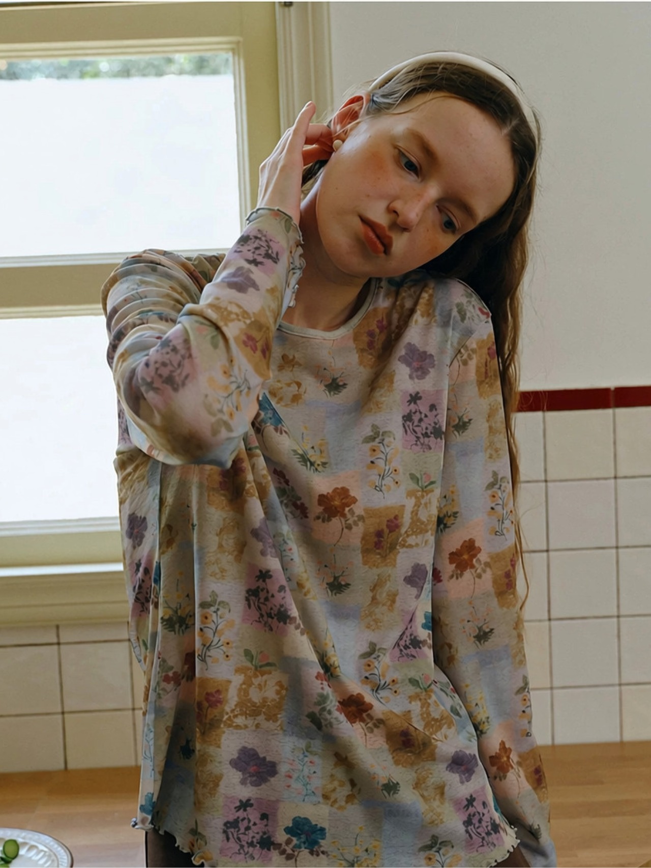 Aquarelle Floral Mellow Top F0833