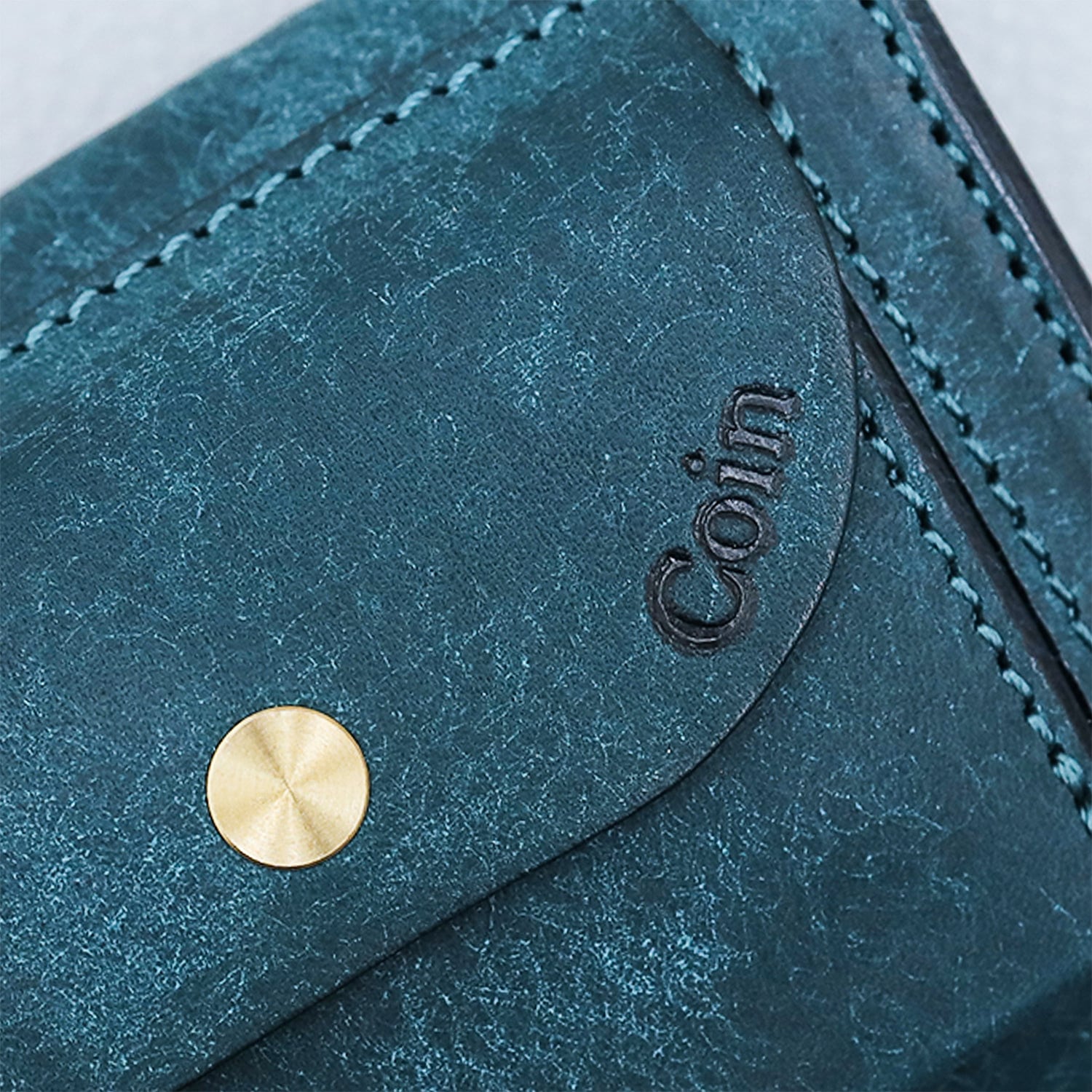 Iru×IKENOHATA GINKAWATEN】PUEBLO LEATHER COMPACT WALLET IZUMIIRO