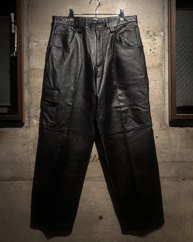 【Caka】"WILSONS LEATHER M.JULIAN" Vintage Baggy Leather Work Pants