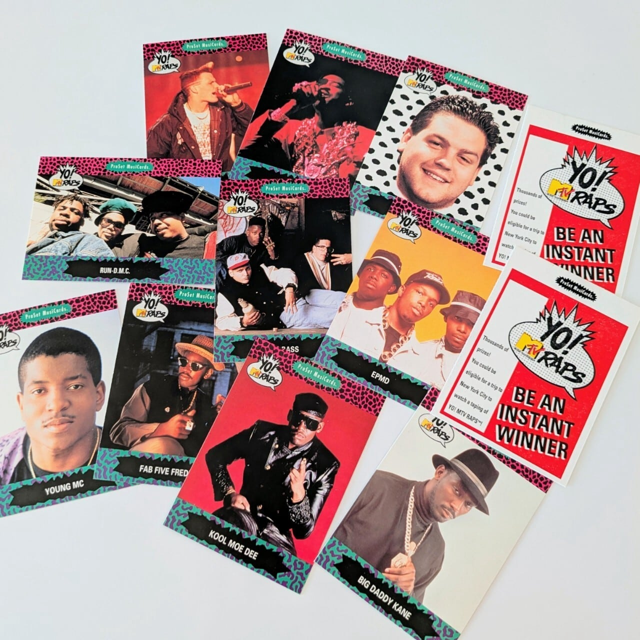 送料無料！☆ 1991年製 【 YO! MTV RAPS SERIES1  】トレーディングカード 単品 （1個= 10 CARDS）〚アメリカン雑貨 アメトイ〛