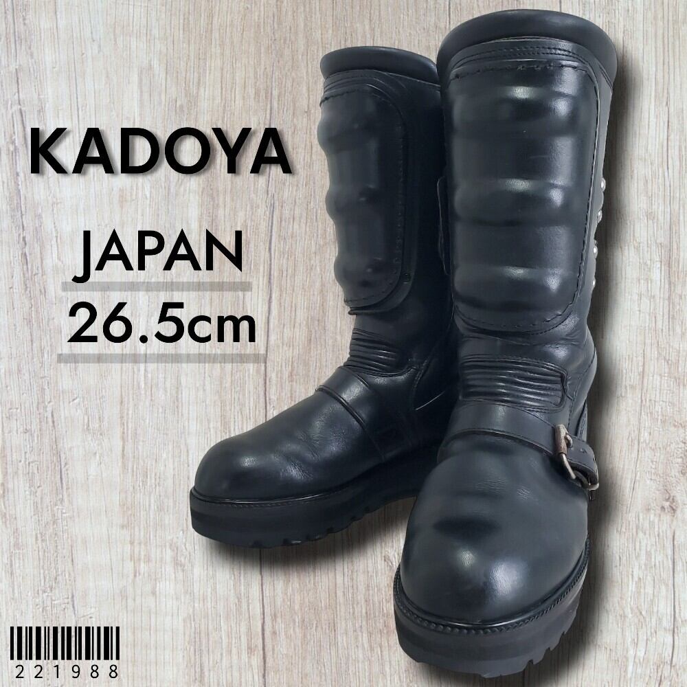 KADOYAカドヤ□美品 BLACK SHIELD ブラックシールド ライディング