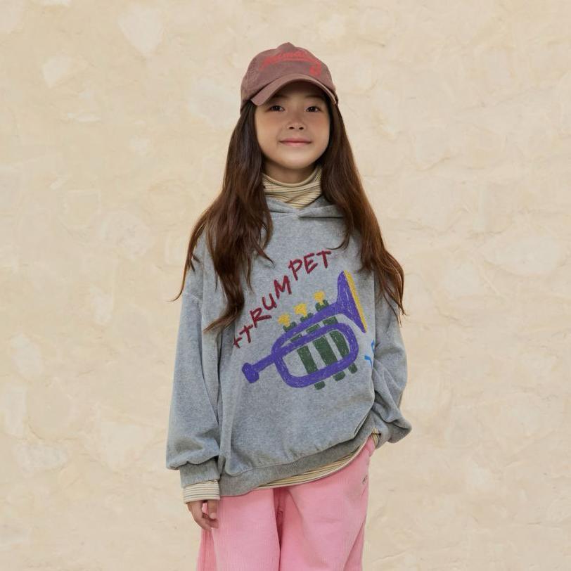 «予約»«ジュニアサイズあり»«navi» トランペットパーカー 2colors