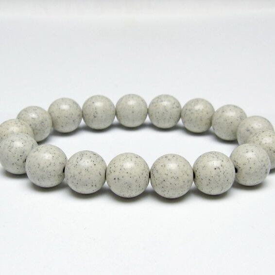 北投石 ブレスレット 12mm 一点物 メール便可 111-50174