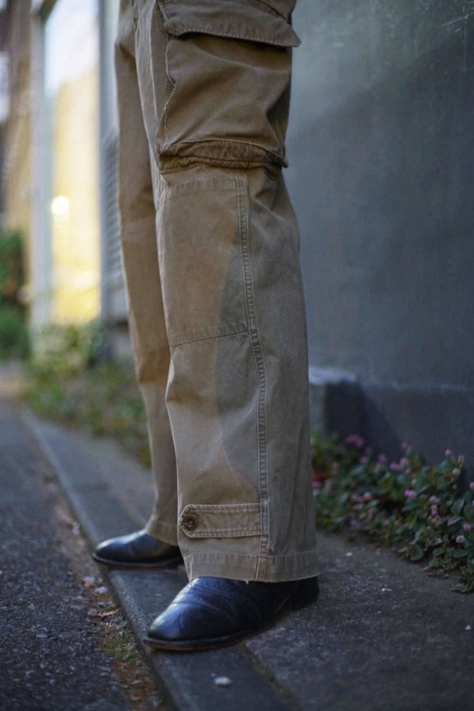 French Army] French Army M-47 Field Pants Cargo Pants Early [1950s