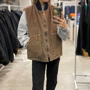 Carhartt used duck vest SIZE:L