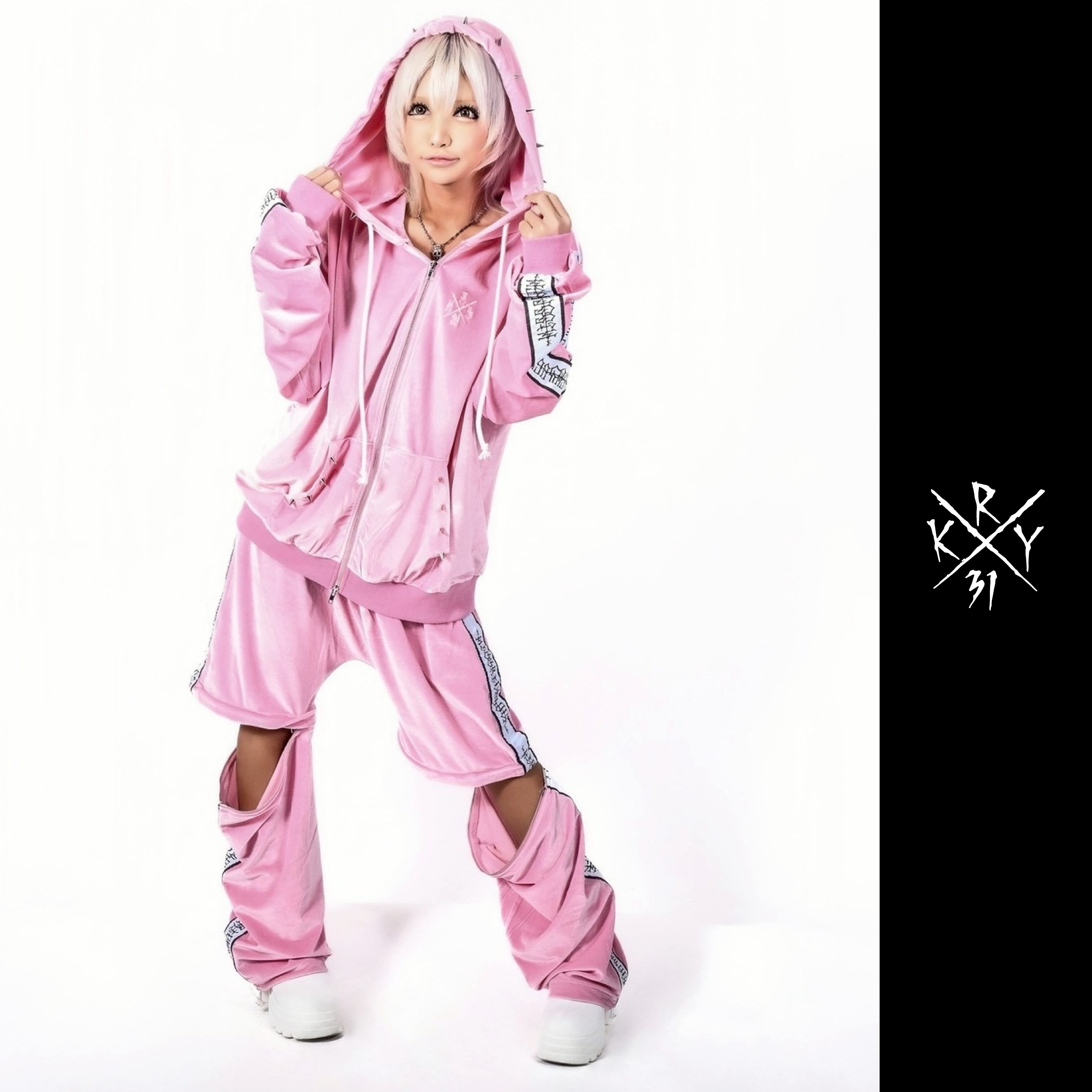 KRY clothing 「ZIRITUSINKEI ２」 ベロアジャージ ZIRITUSINKEI 2」 | KRY clothing