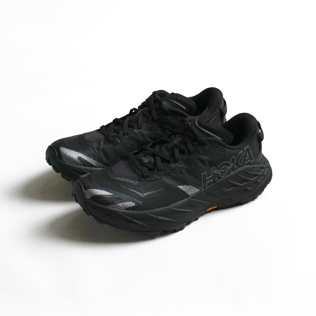 HOKA（ホカ）SPEEDGOAT 7（スピードゴート 7）-ブラック / アウター オービット　メンズ トレイルランニング シューズ