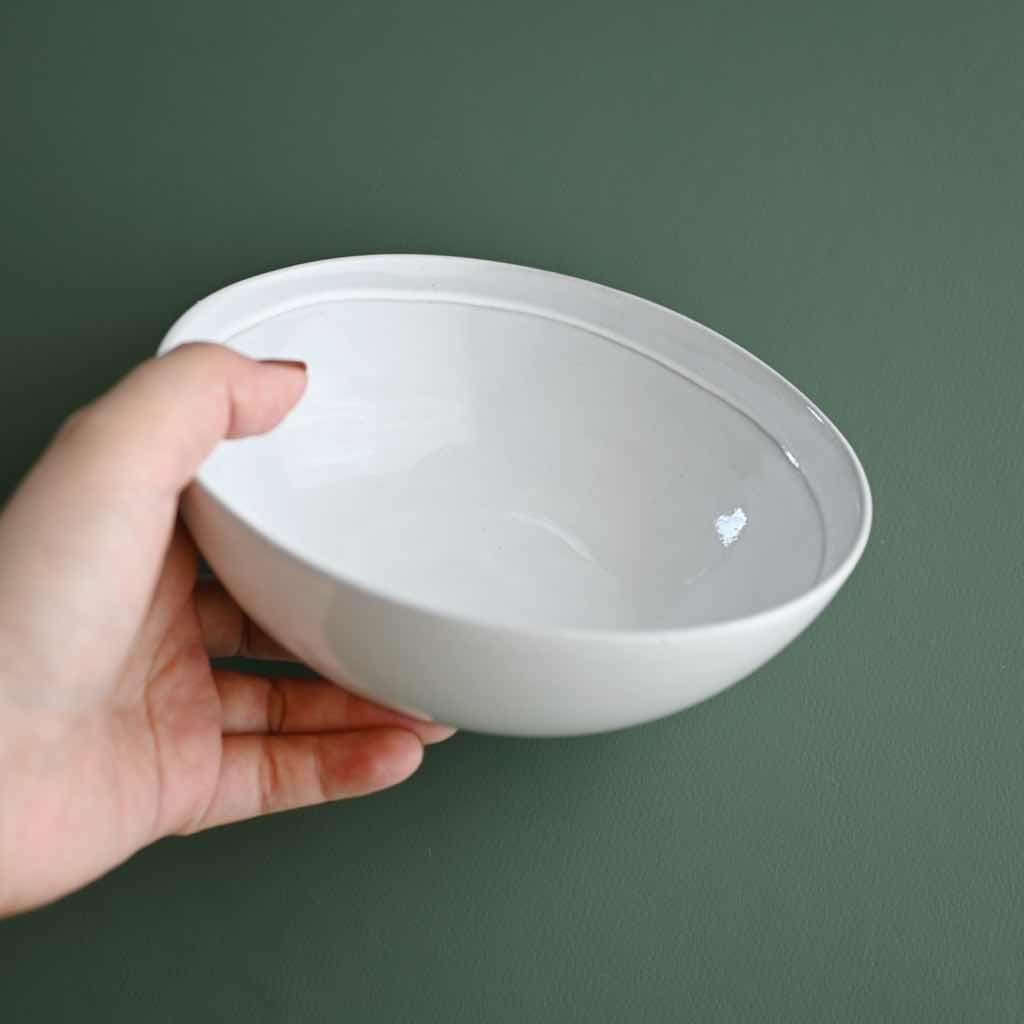 再入荷 】blanc 白いボウル｜15cm 美濃焼 深皿 日本製 お皿 食器