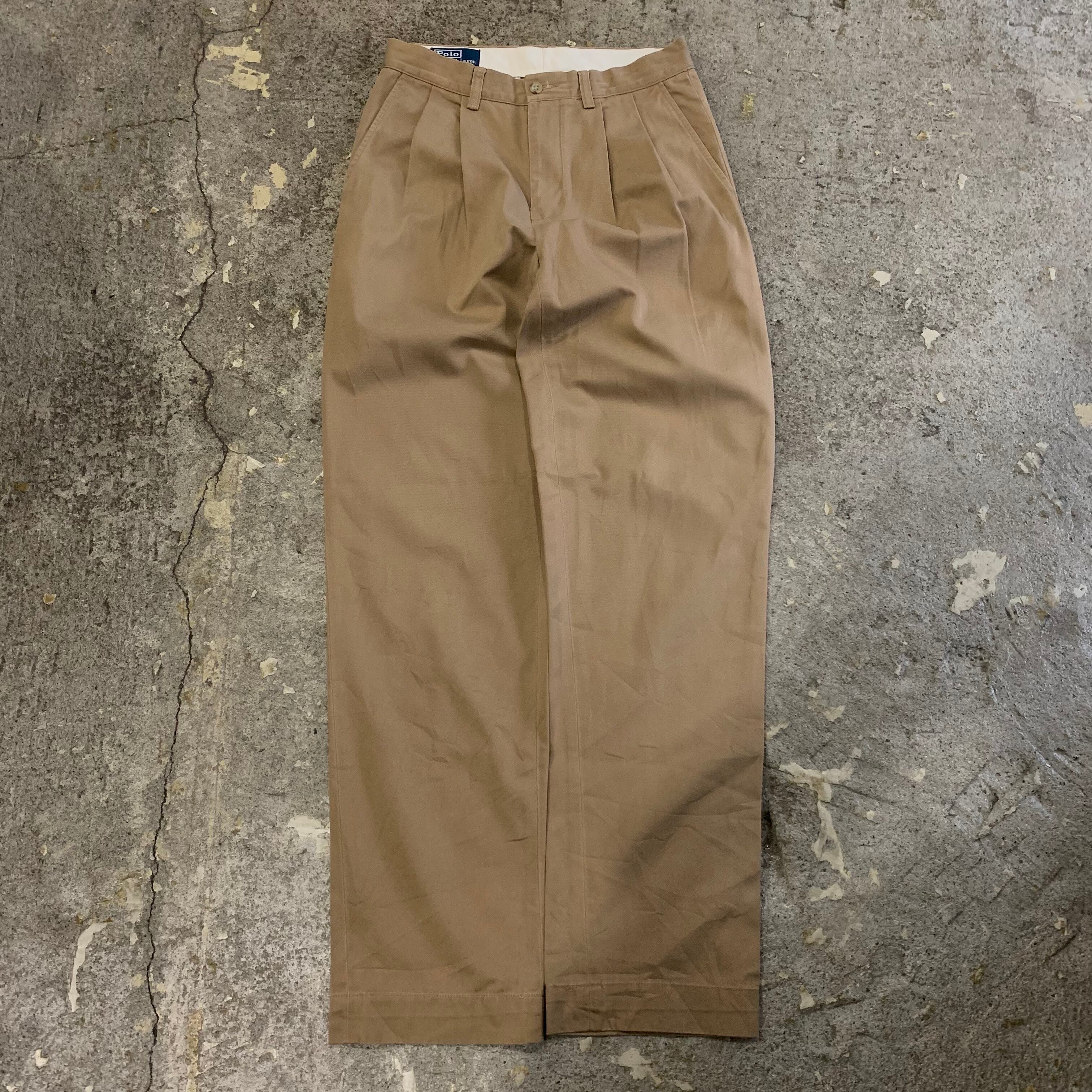90s Polo Ralph Lauren 2tuck chino pants | What
