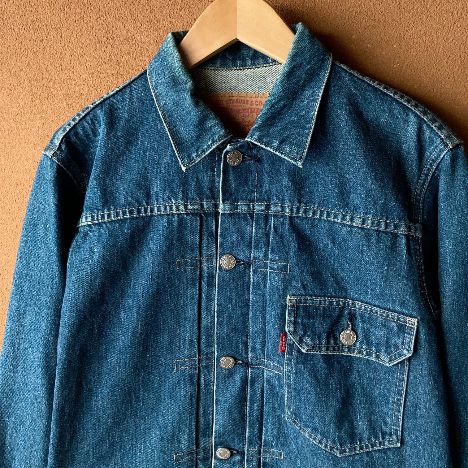 90's LEVI'S 70502XX ファーストタイプデニムジャケット 1st ビッグE ...