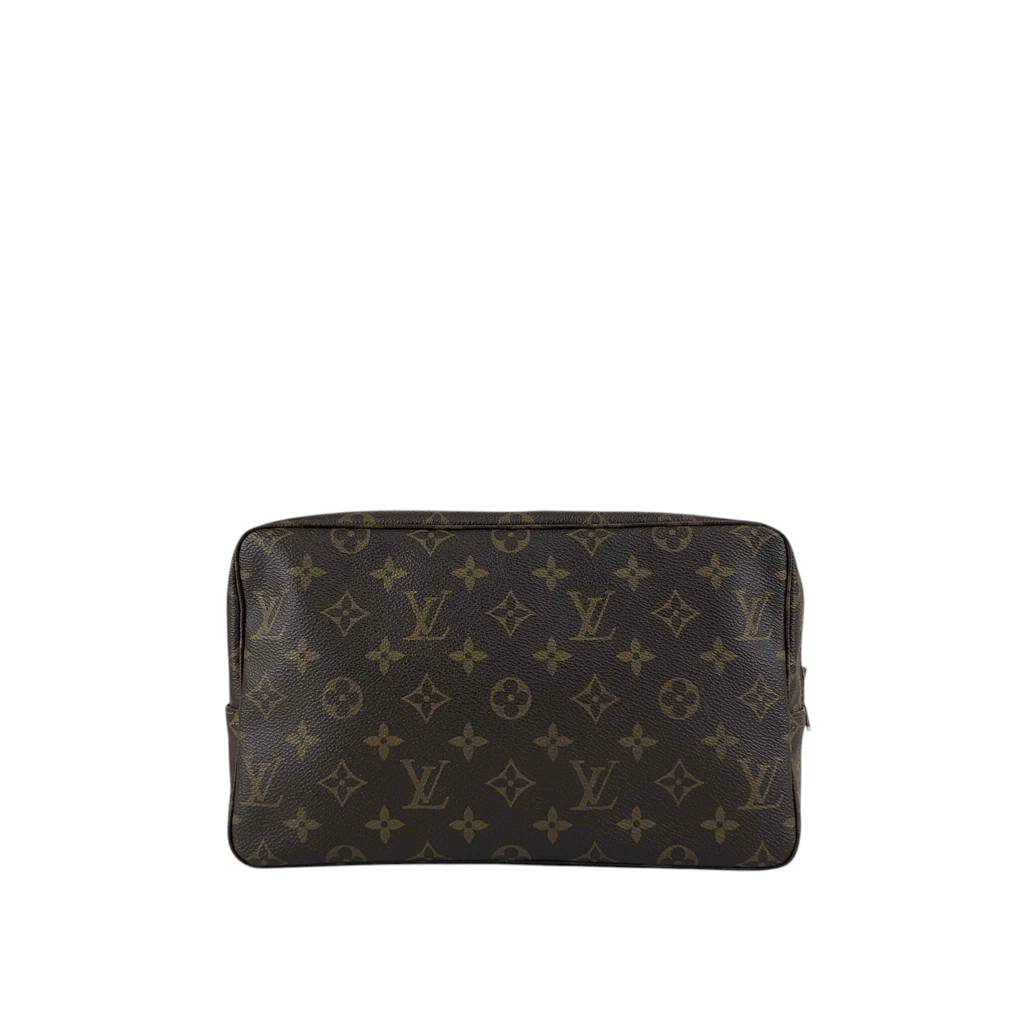ルイヴィトン モノグラム クラッチバッグ ヴィンテージ 美品 正規品 LOUIS VUITTON ルイヴィトン モノグラム クラッチバッグ ブラウン PVC