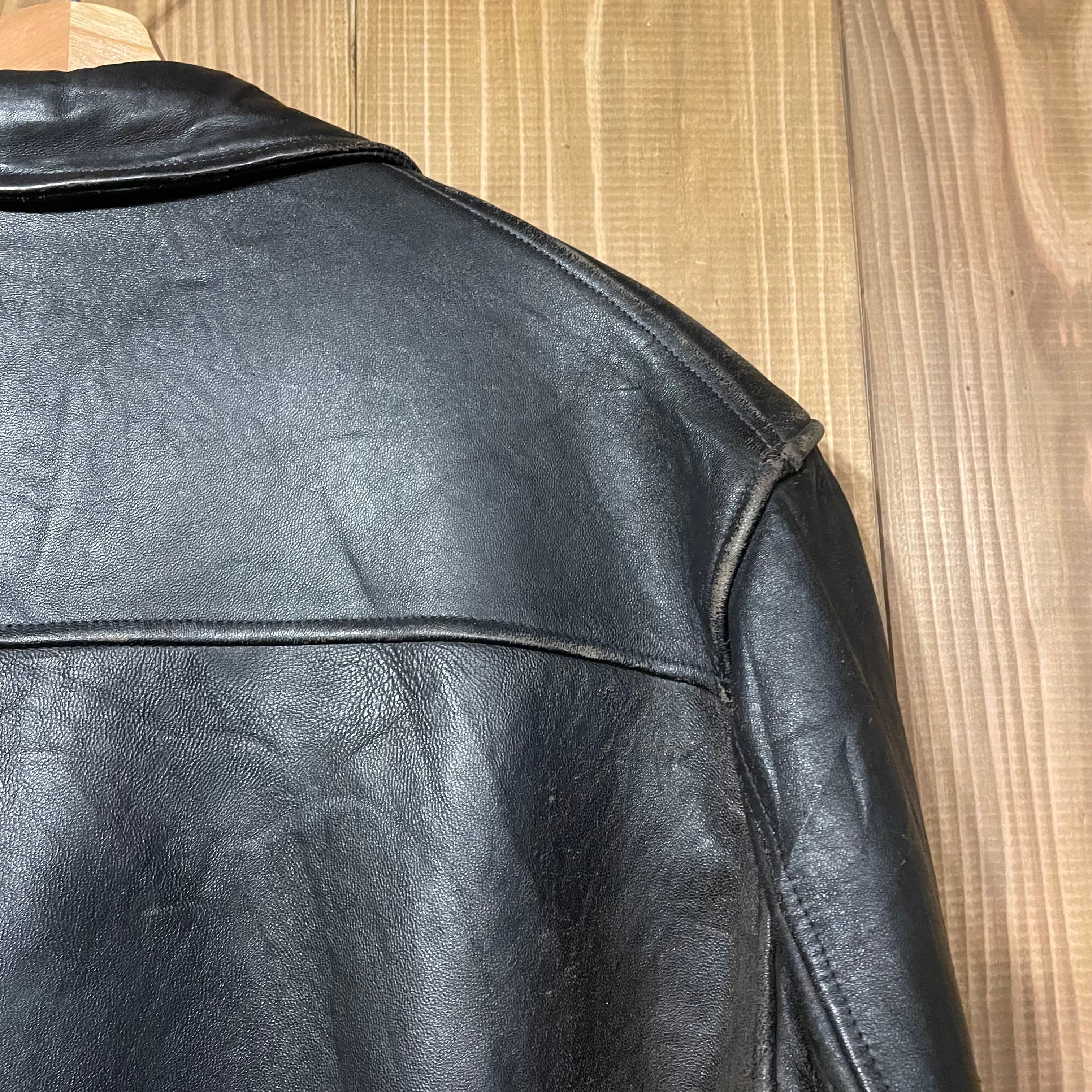 50s 60s French Vintage レザー コート ジャケット フランス製 ユーロ