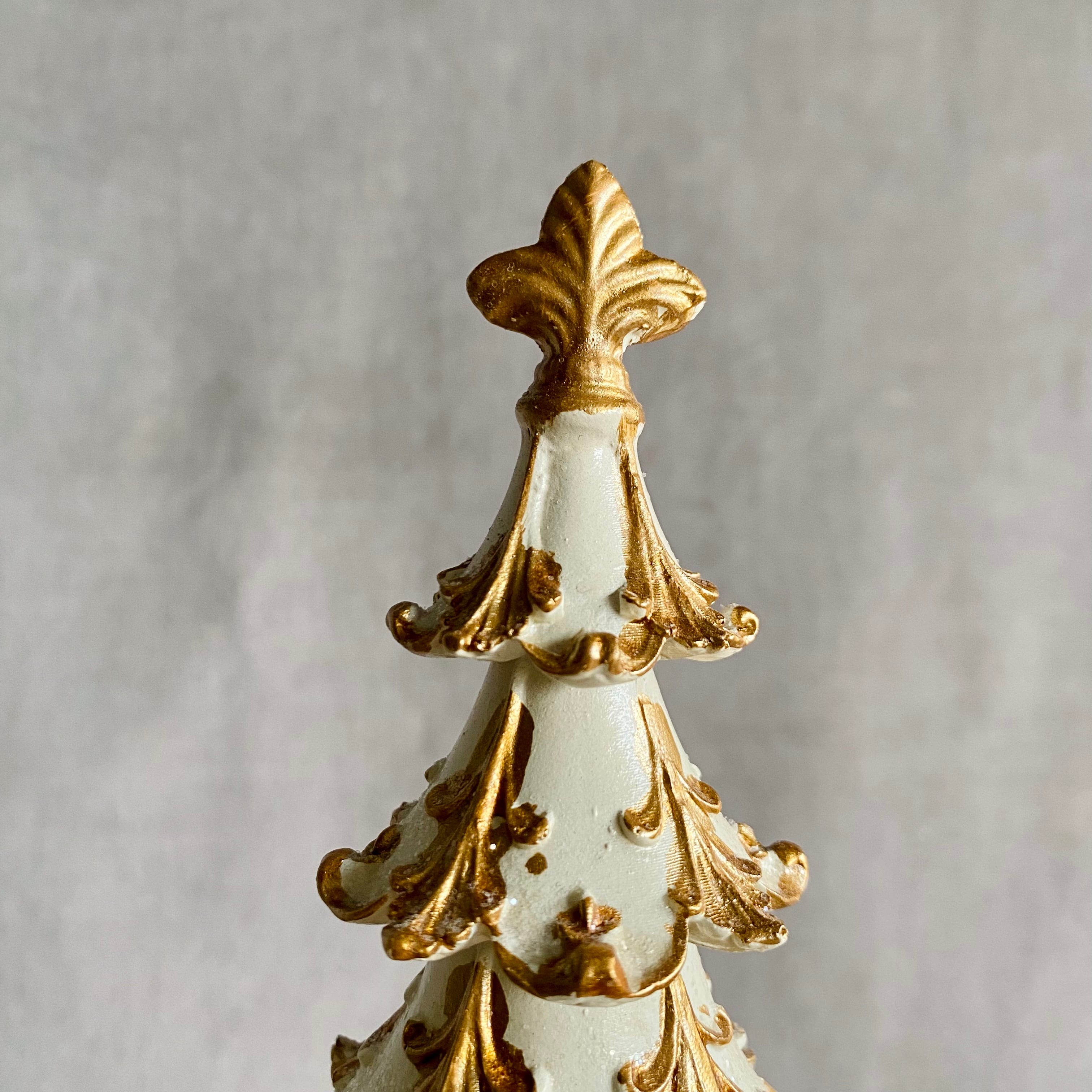 ヴィンテージ ツリー オブジェ WH/GR | ディスプレイ雑貨什器専門店