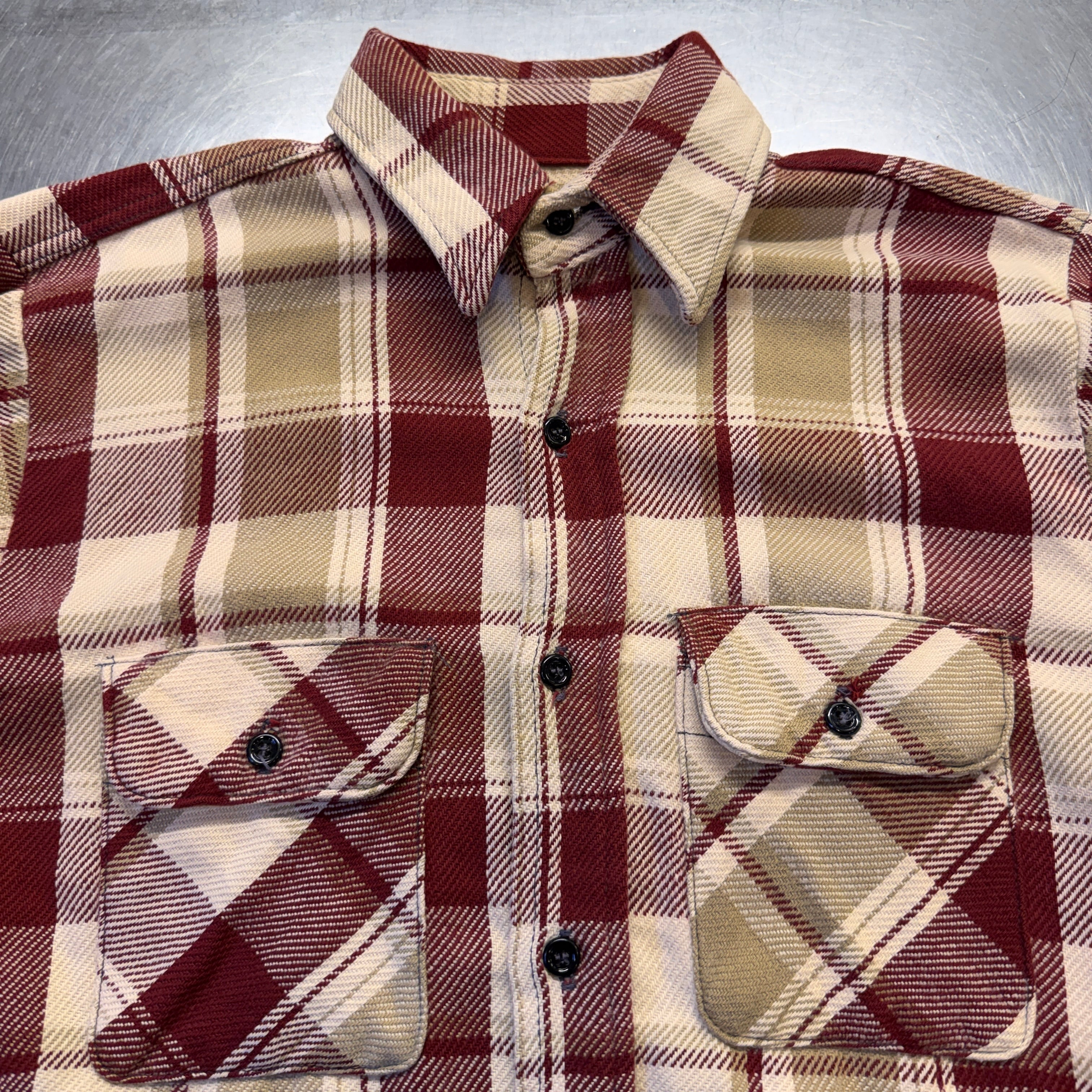 1980s FIVE BROTHER FLANNEL CHECK SHIRT | safarionline