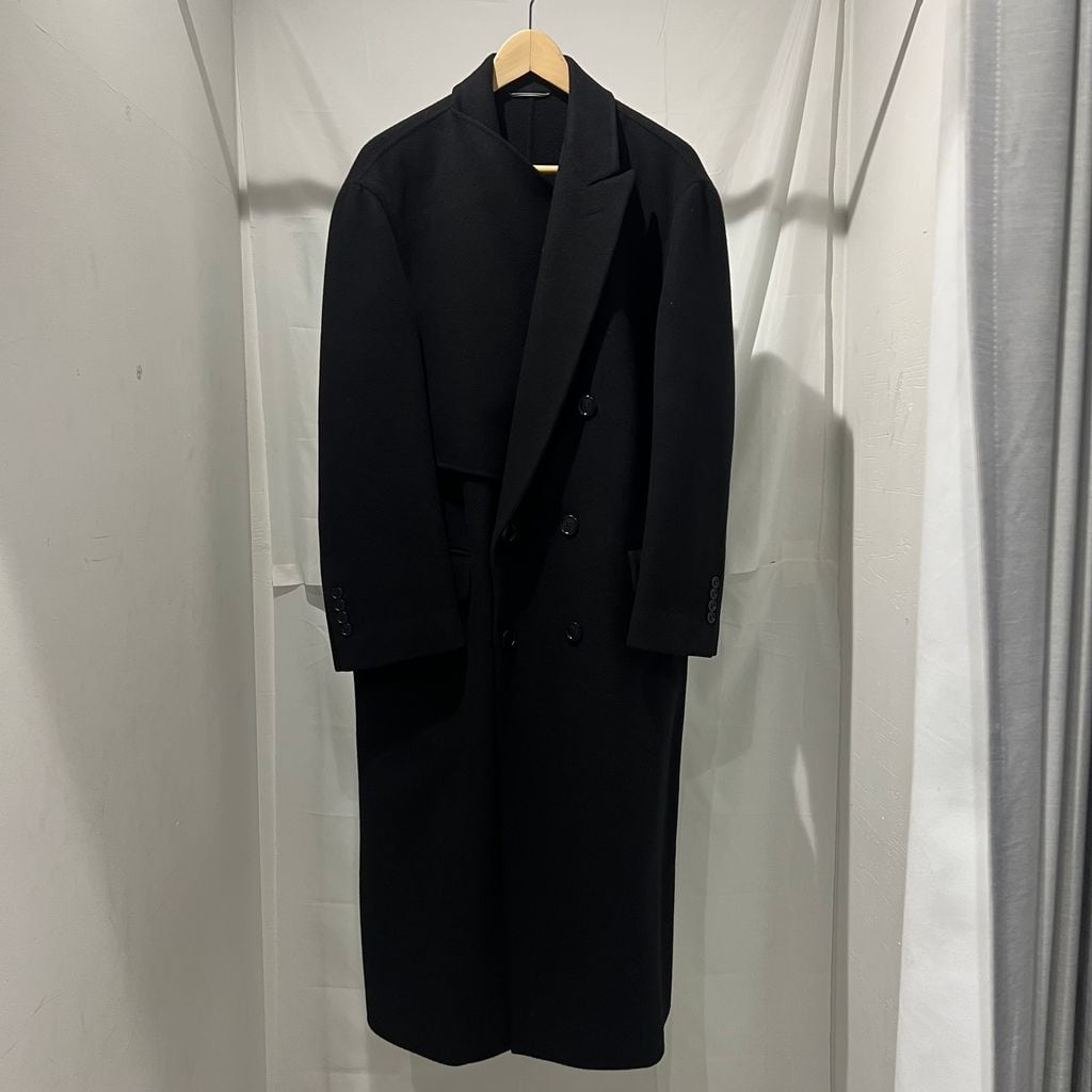 Dior ディオール 19AW Duster Coat ウール チェスターコート ブラック