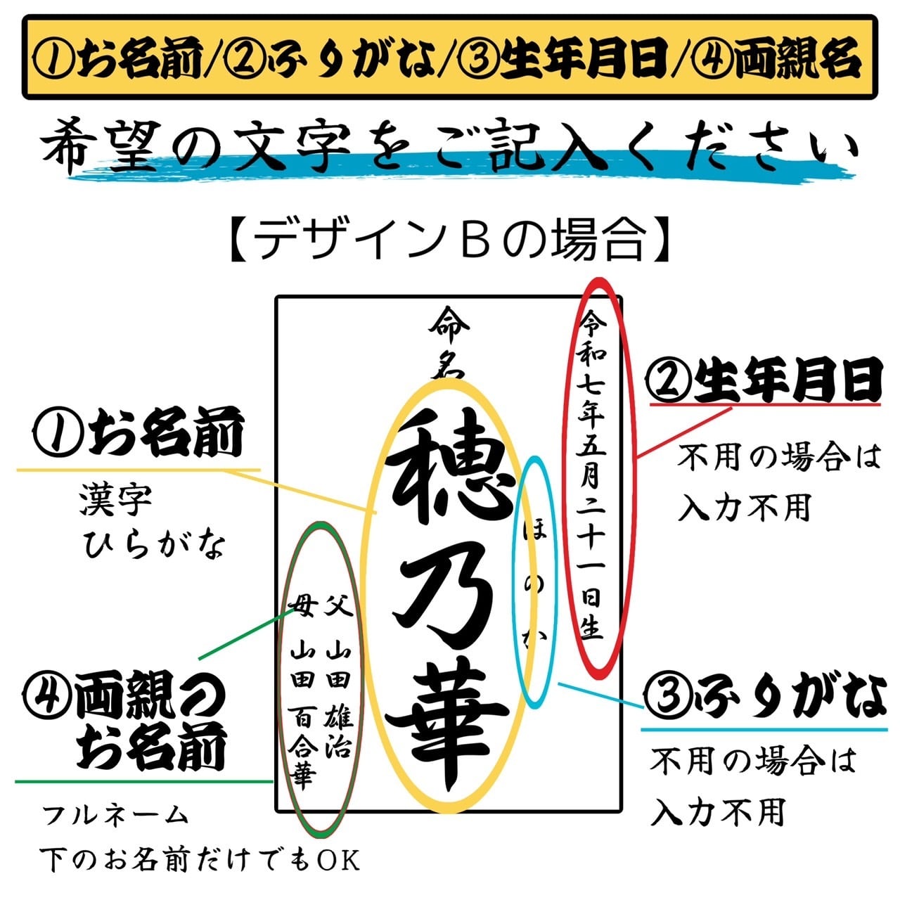 出産祝い】命名札 天然木製 大判15×10cm 組立不要＆安定設計 朴 出産