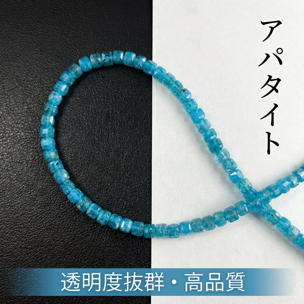 アパタイト キューブ 青 2.5㎜ | K0075