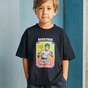 Boostock KUNGFU T-Shirt【110-160cm】Black