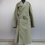 【フランス軍/80s】美品/VETIFLER/軍物/ビンテージ/ヴィンテージ/ヨーロッパ古着/FRENCH ARMY TRENCH COAT/士官/ユーロ/フレンチミリタリー/ベルト付/オフィサーコート/トレンチコート/96C/ライトカーキ/P0923S/